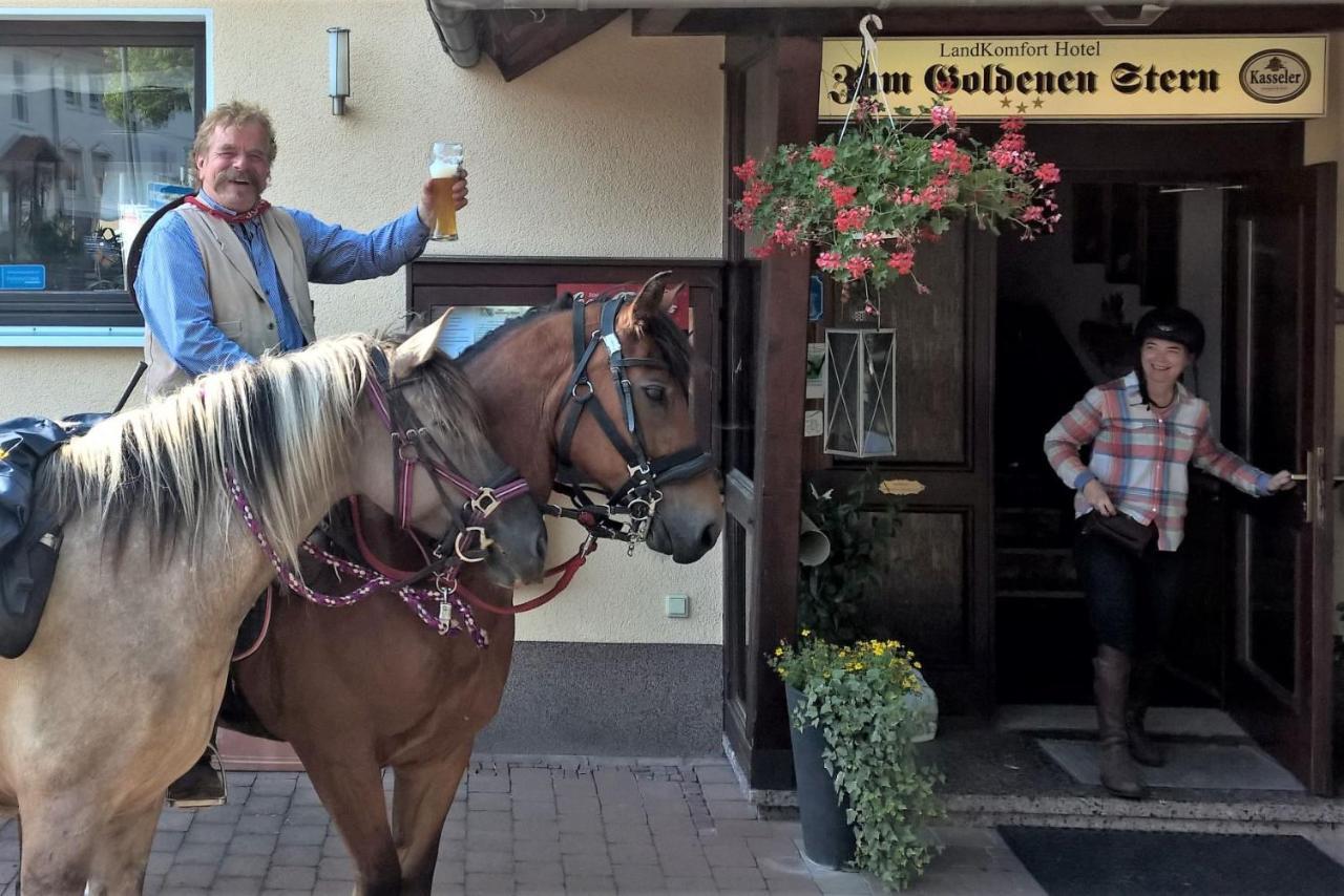 Hotel-Restaurant Zum Goldenen Stern Großalmerode 외부 사진